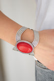 Coyote Couture - Red Cuff Bracelet