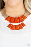 Lions TIGRESS, And Bears - Orange Necklace - Box 3 - Orange