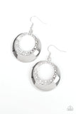 Ringed In Refinement - White Earring