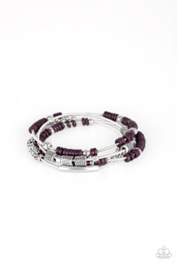 Tribal Spunk - Purple Bracelet