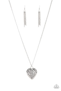 Victorian Valentine - Silver Necklace - Box 10 - Silver