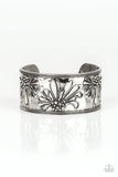 Where The WILDFLOWERS Are - Silver Cuff Bracelet - Bangle Silver Box