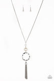 Bold Balancing Act - White Necklace - Box 9 - White