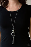 Bold Balancing Act - White Necklace - Box 9 - White