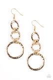 Radical Revolution - Gold Earrings