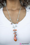 Skyfall - Orange Necklace - Box 6 - Orange