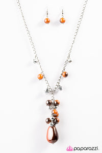 Skyfall - Orange Necklace - Box 6 - Orange