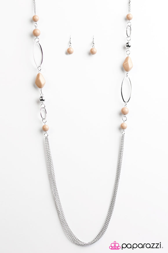 Dreamy Daydreams - Brown Necklace - Box 3 - Brown