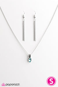 As Soon As POSH-ible! - Blue Necklace - Box 3 - Blue