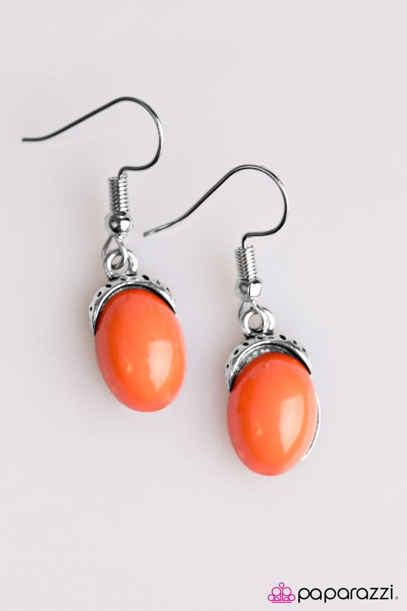 Color Scheme - Orange Earring - Box OrangeE4