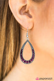 Cloudy With A Chance Of SPARKLE - Purple Earring