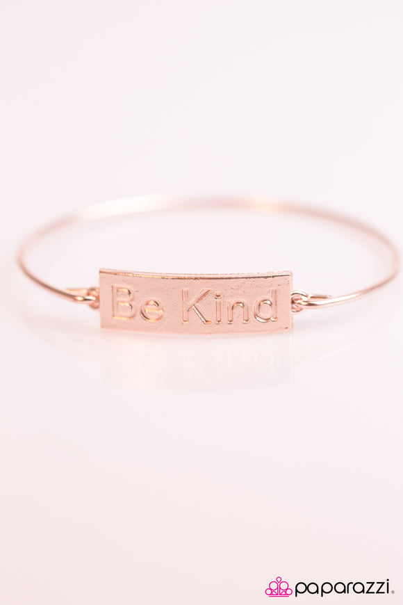 Be Kind - Gold Bracelet - Bangle Gold Box
