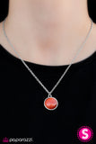 Give Me The Moon - Orange Necklace - Box 4 - Orange
