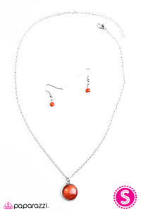 Give Me The Moon - Orange Necklace - Box 4 - Orange