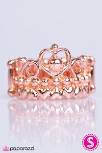 Crown Of Hearts - Copper Ring - Box 11