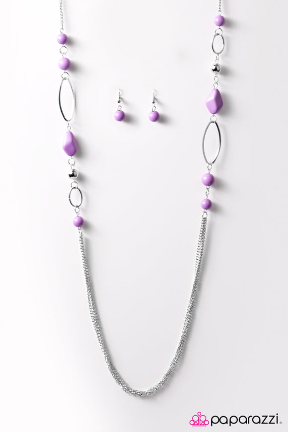 Dreamy Daydreams - Purple Necklace - Box 5 - Purple