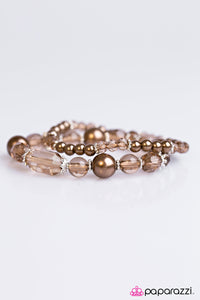 Glass Crowns - Brown Bracelet