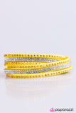 Stop, Drop and Sparkle - Yellow Urban Bracelet