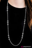 Glitzy-est Of Them All - Silver Necklace - Box 20 - Silver