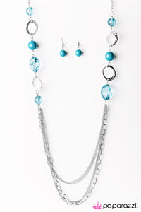 Sassy And Glassy - Blue Necklace - Box 5 - Blue