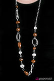 Glam Grotto - Brown Necklace - Box 4 - Brown