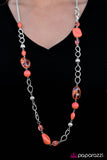GLASS-ical Music - Orange Necklace - Box 4 - Orange