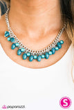 Can't BEAD Tamed - Blue Necklace - Box 4 - Blue