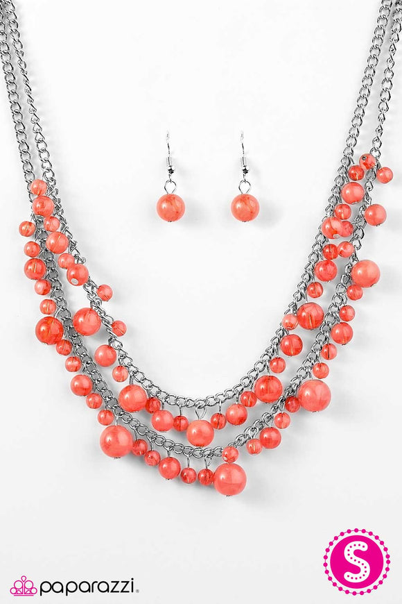 Summer Isles - Orange Necklace - Box 5 - Orange