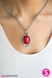 Skipping Stones - Red Necklace - Box 3 - Red