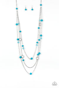 Brilliant Bliss - Blue Necklace - Box 3 - Blue