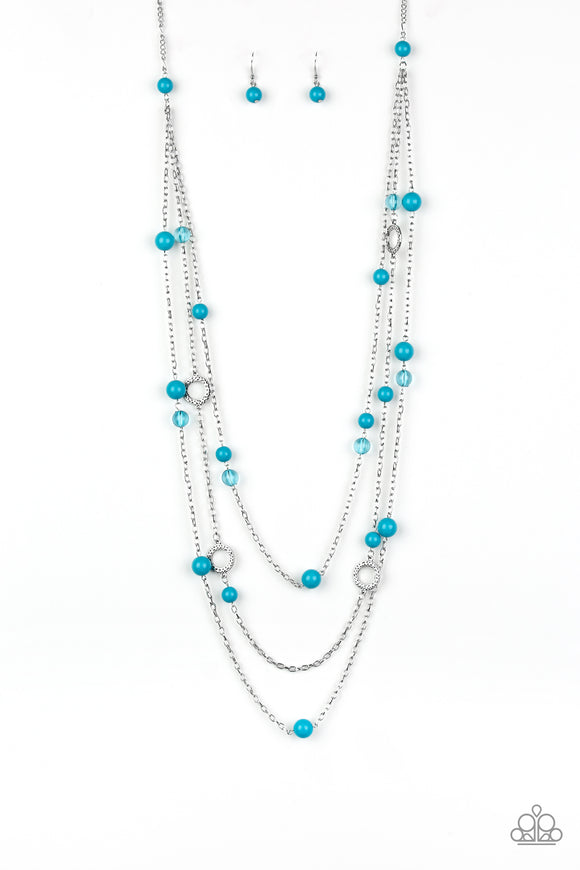 Brilliant Bliss - Blue Necklace - Box 3 - Blue