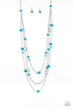 Brilliant Bliss - Blue Necklace - Box 3 - Blue