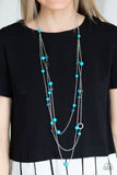 Brilliant Bliss - Blue Necklace - Box 3 - Blue
