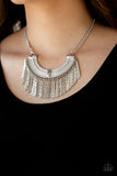 Impressively Incan - Silver Necklace  - Box 18 - Silver