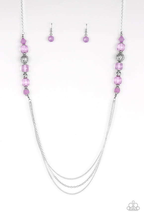 Native New Yorker - Purple Necklace - Box 7 - Purple