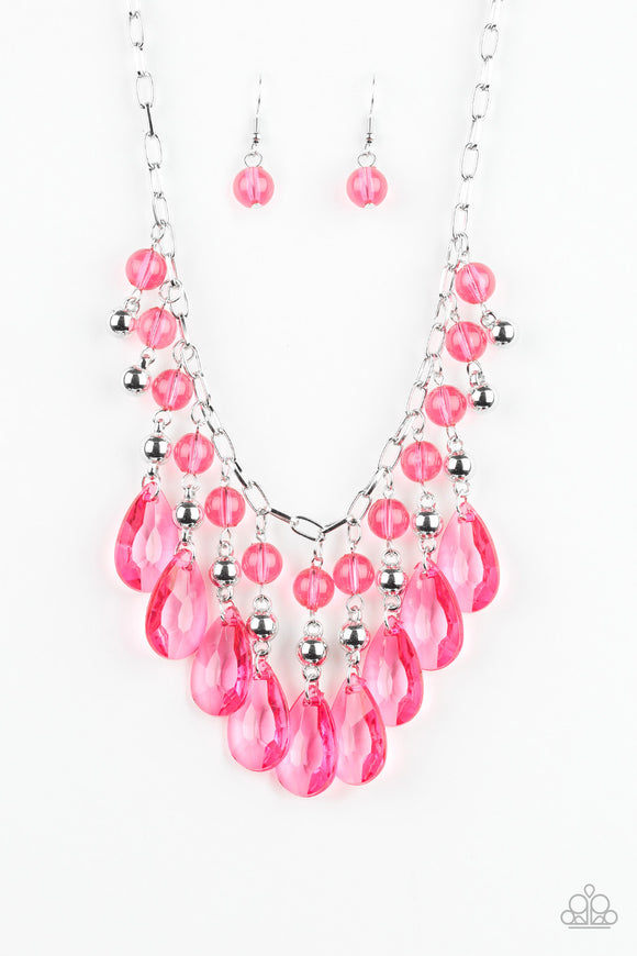 Beauty School Drop Out - Pink Necklace - Box 3 - Pink