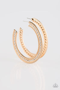 HAUTE Mama - Gold Hoop Earring