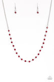 Party Like A Princess - Red Necklace - Box 1 - Red