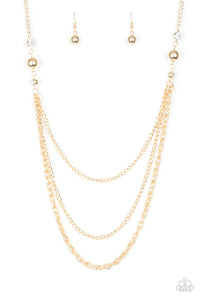 RITZ It All - Gold Necklace