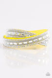 Shimmer And Sass - Yellow Urban Bracelet