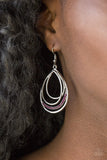 Start Each Day With Sparkle - Purple Earring