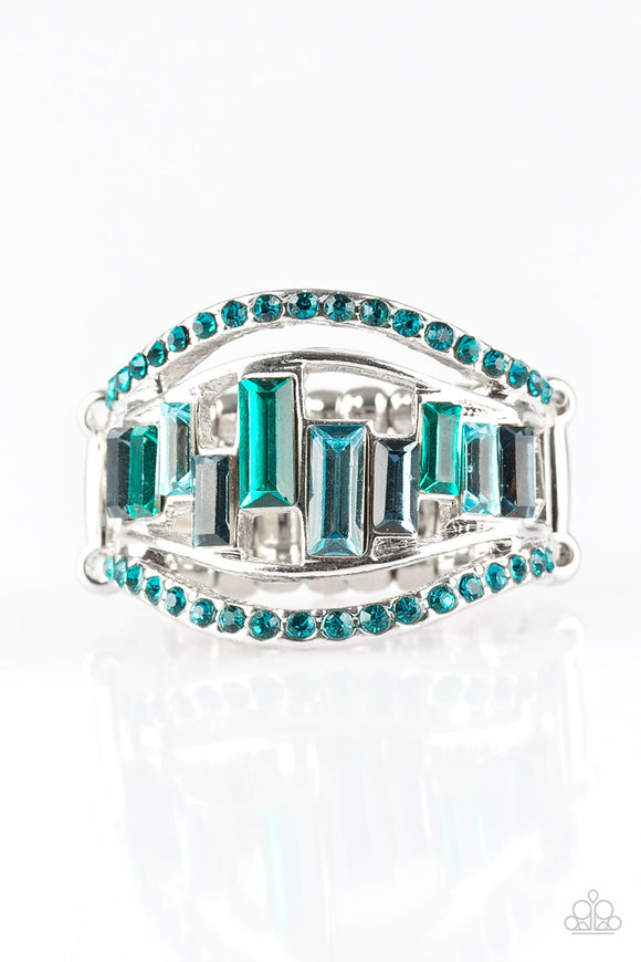 Treasure Chest Charm - Blue Ring