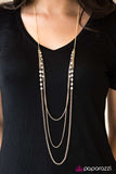 Worth The RITZ - Gold Necklace
