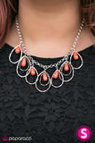 TEAR-rifically Terrific - Orange Necklace - Box 5 - Orange