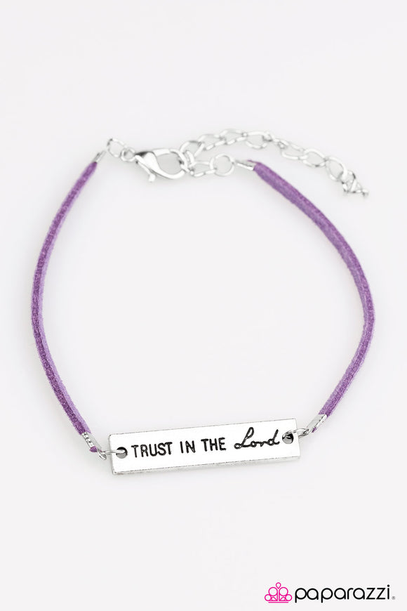Have Faith - Purple Bracelet