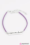 Have Faith - Purple Bracelet