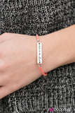 Have Faith - Orange Bracelet