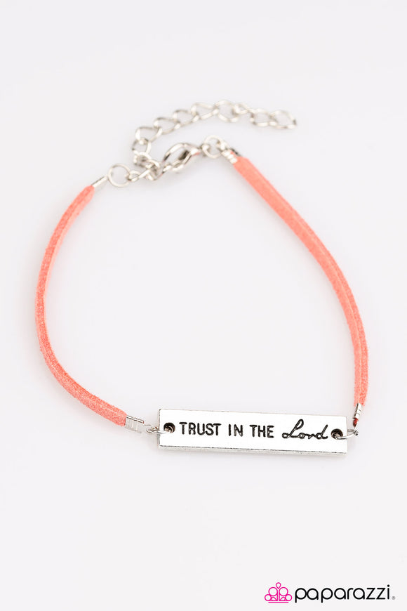 Have Faith - Orange Bracelet