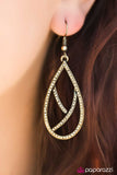 Take By Storm - Brass Earrings