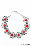 Summer Garden - Red Bracelet